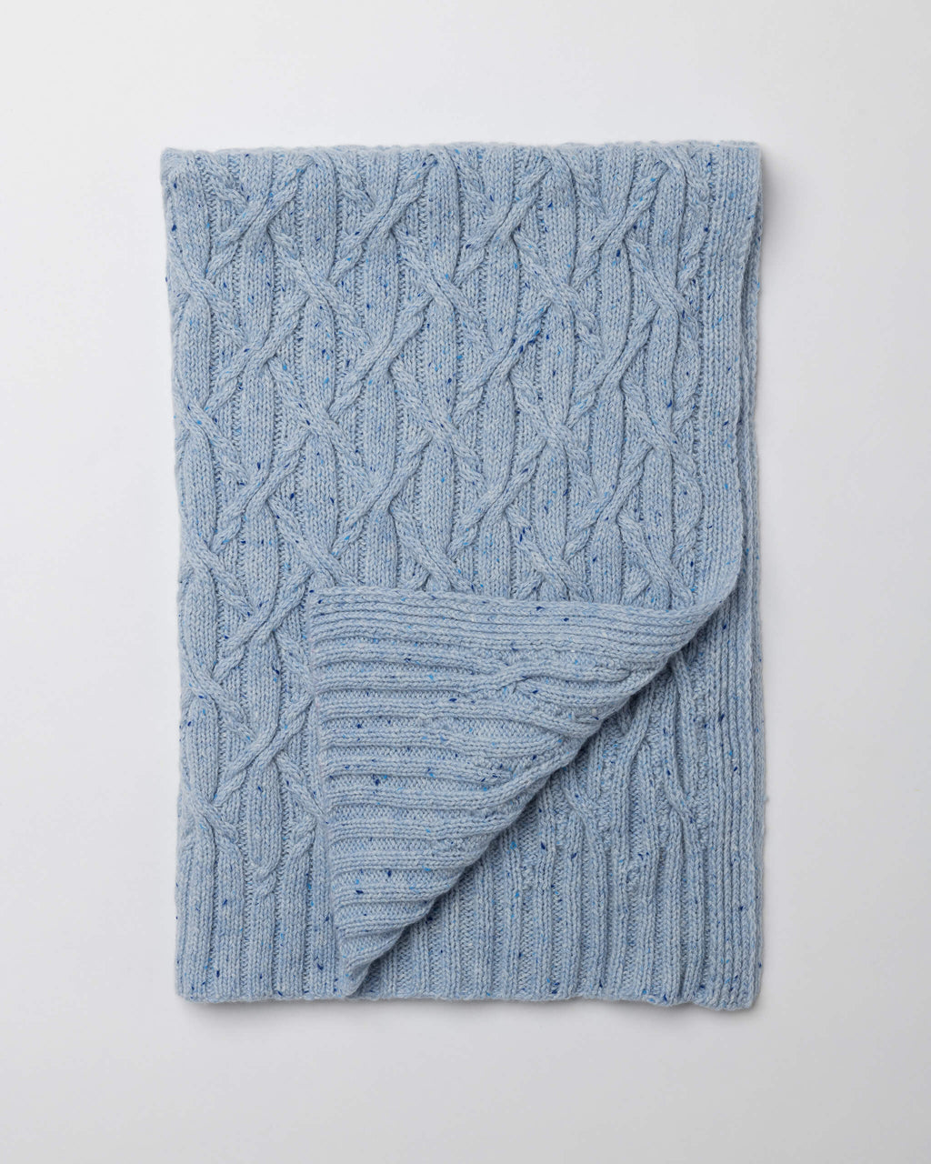 Eternal Cable Cashmere Blanket