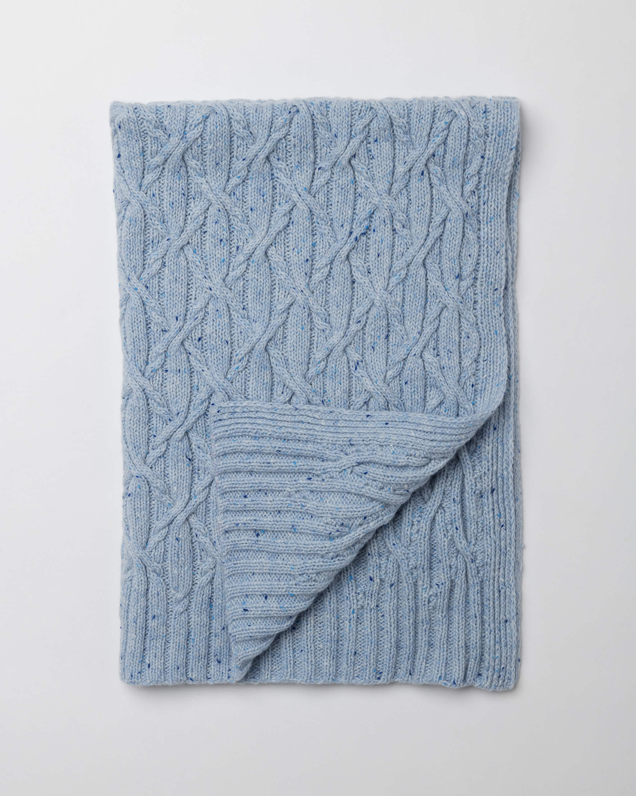Eternal Cable Cashmere Blanket