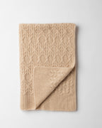 Entwine Cable Cashmere Blanket