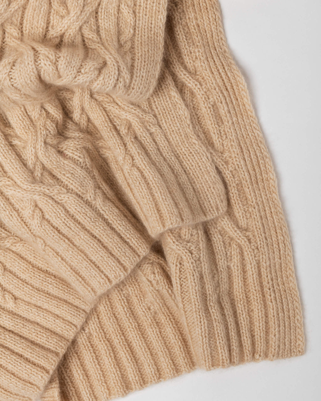 Eternal Cable Cashmere Blanket