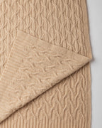 Eternal Cable Cashmere Blanket