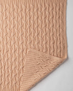 Eternal Cable Cashmere Blanket