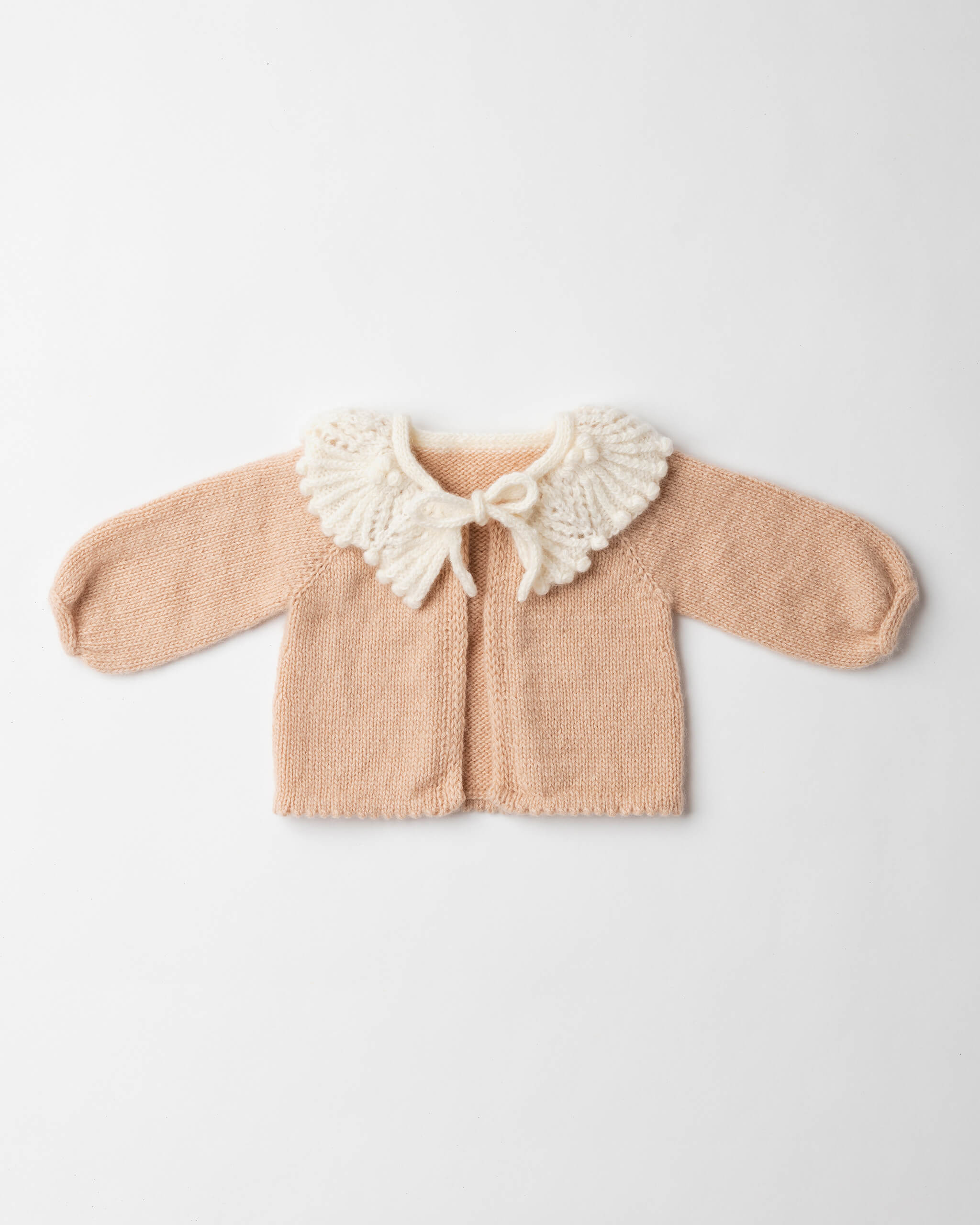 Petal Collar Cashmere Cardigan