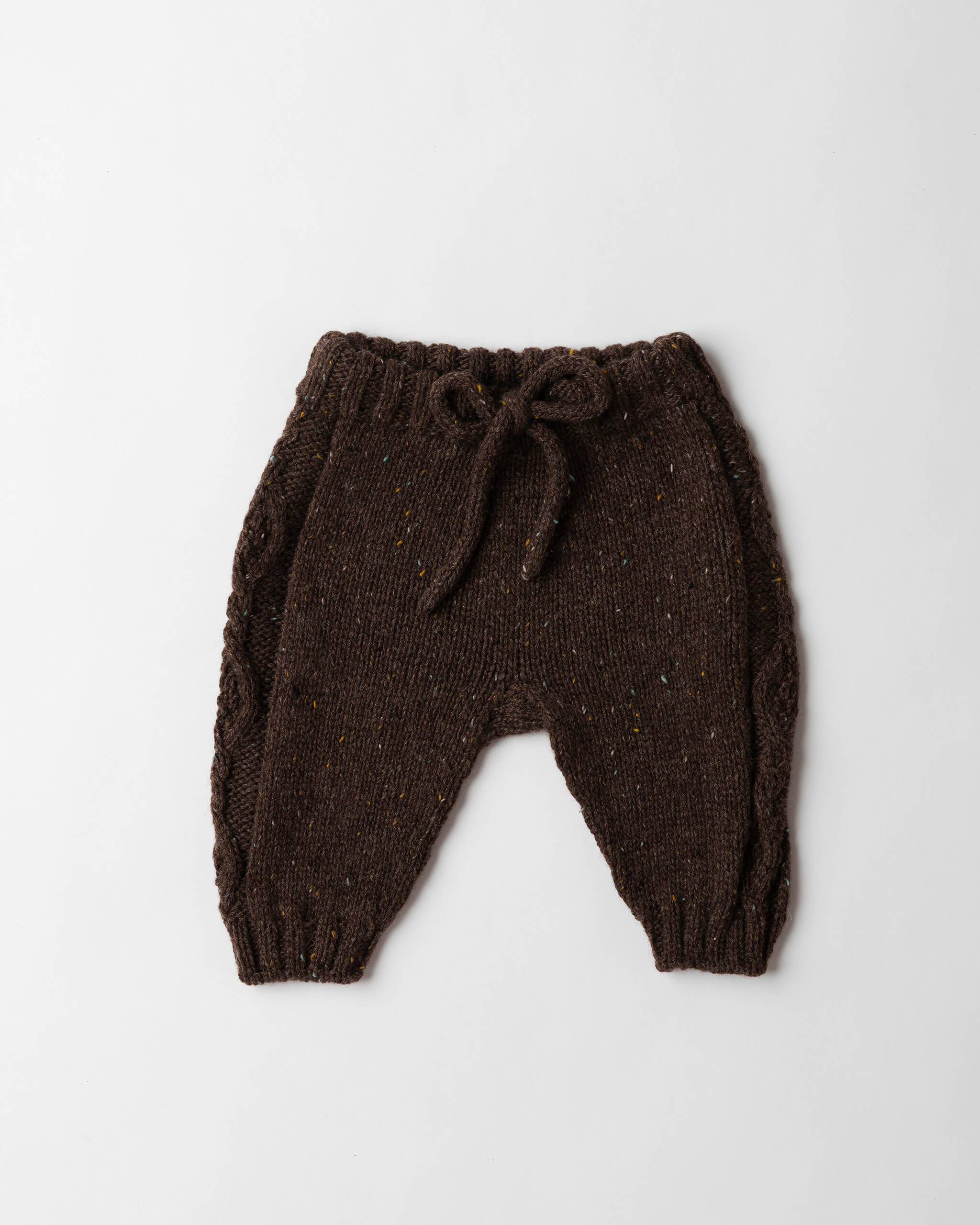 Tweed Cable Cashmere Trousers