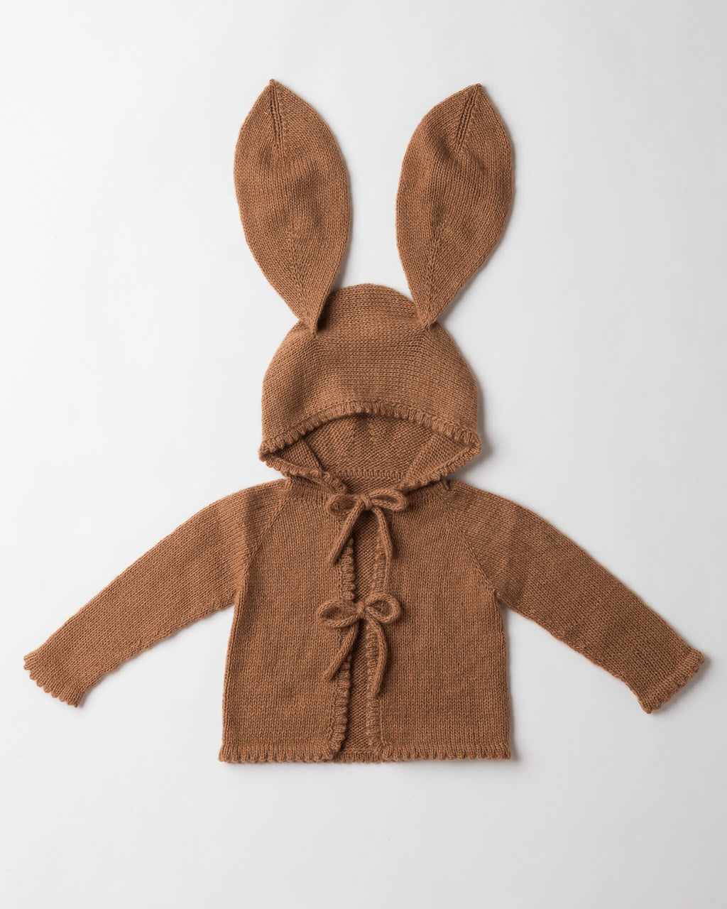 Bunny Hooded Cashmere Cardigan