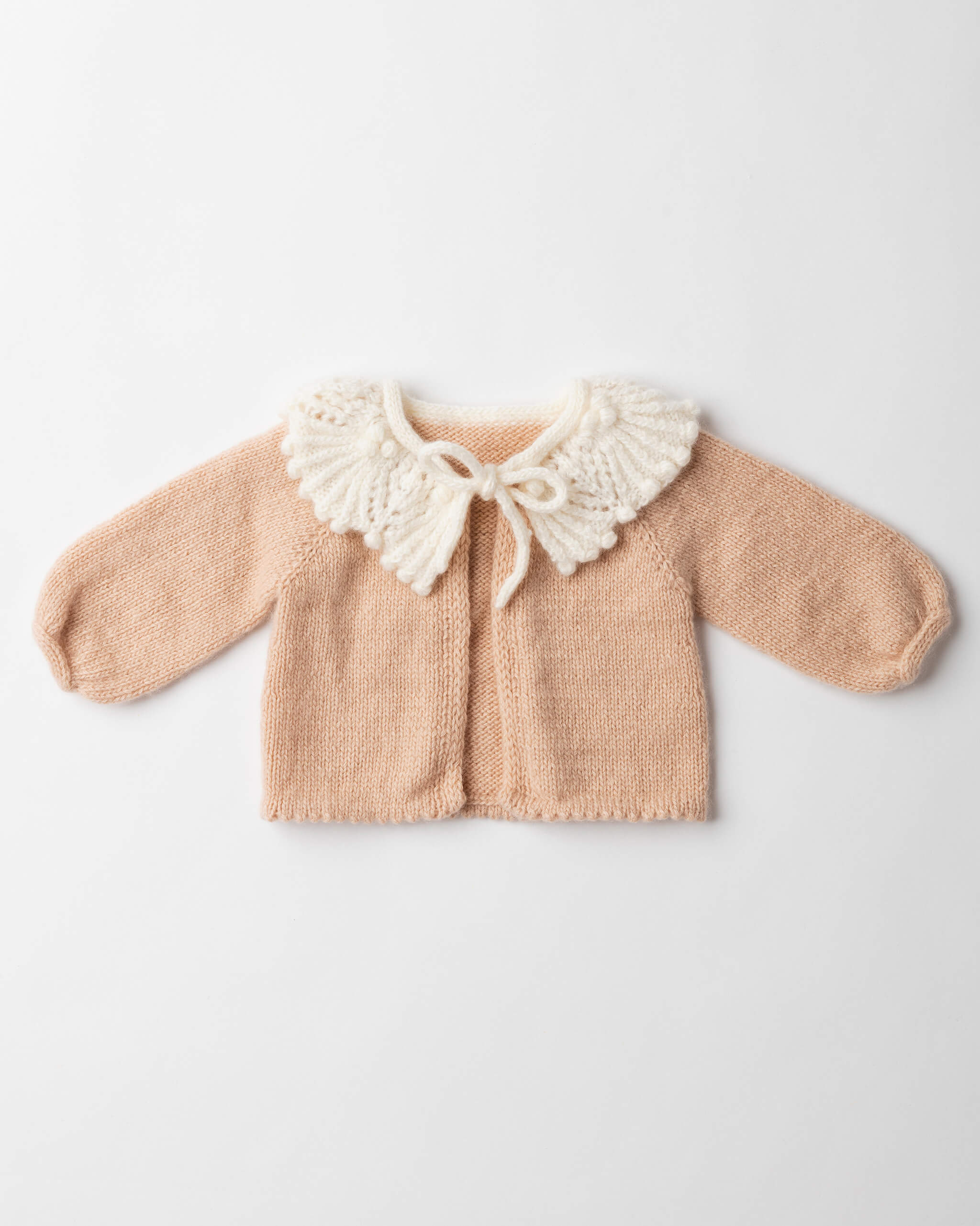 Petal Collar Cashmere Cardigan