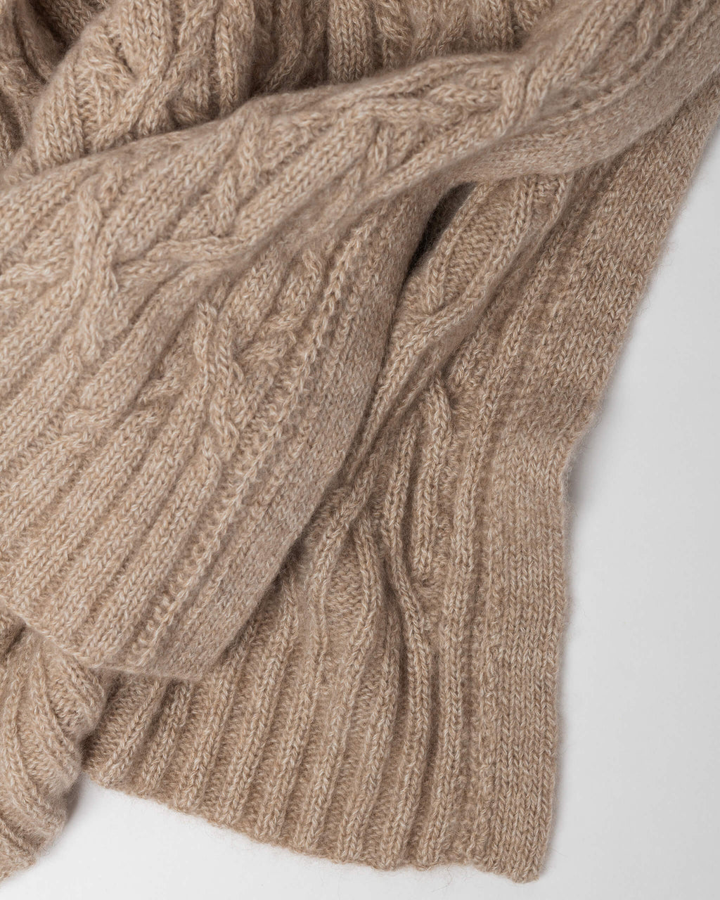 Eternal Cable Cashmere Blanket