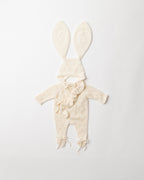 Pointelle Cashmere Bunny Bonnet and Pointelle Cashmere All-In-One