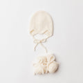Winter Cocoon Cashmere Bonnet and Booties Set