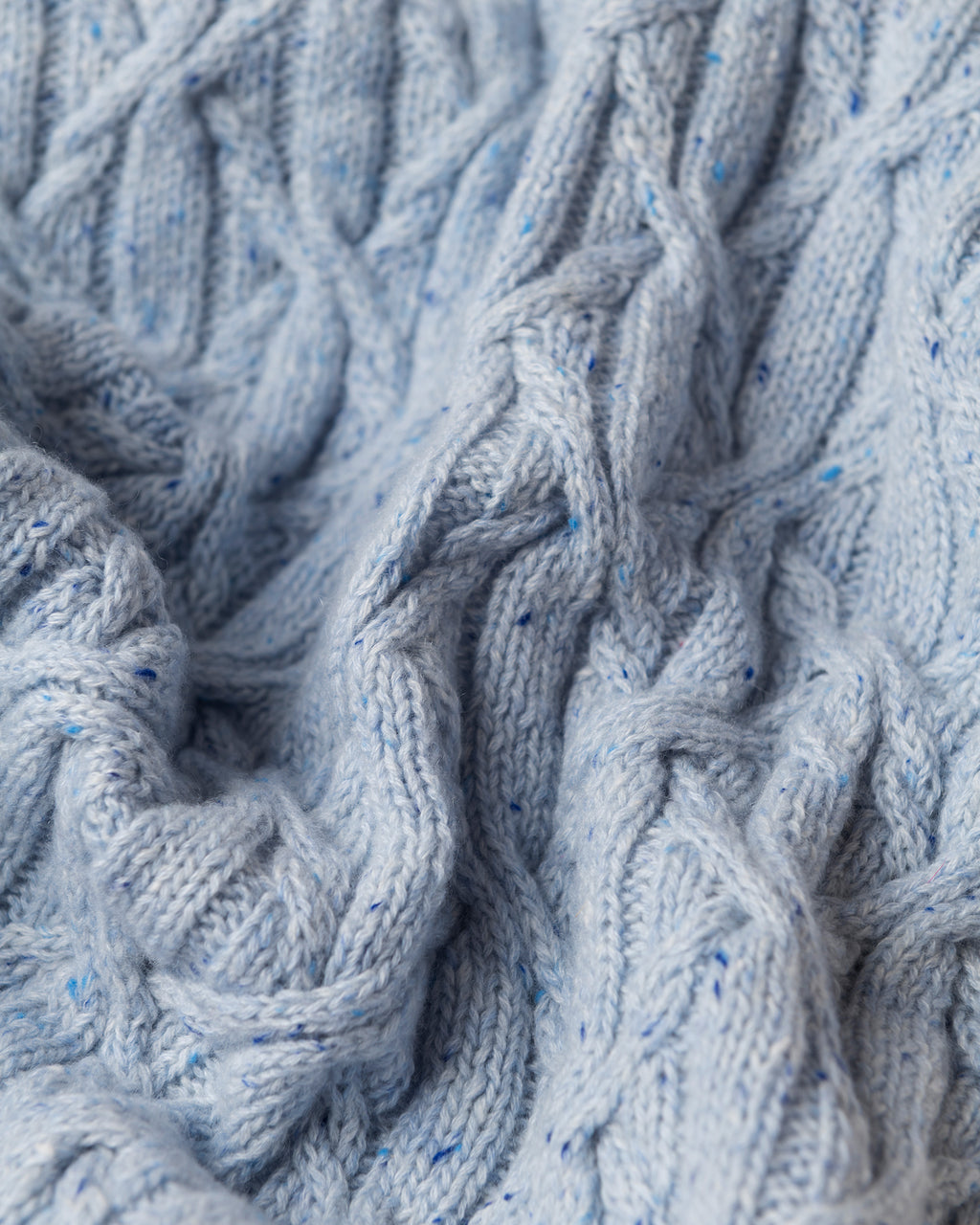 Eternal Cable Cashmere Blanket