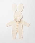Winter Cocoon Cashmere All-In-One with Bunny Bonnet Set