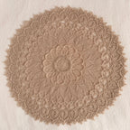 The Legacy Round Crochet Cashmere Blanket