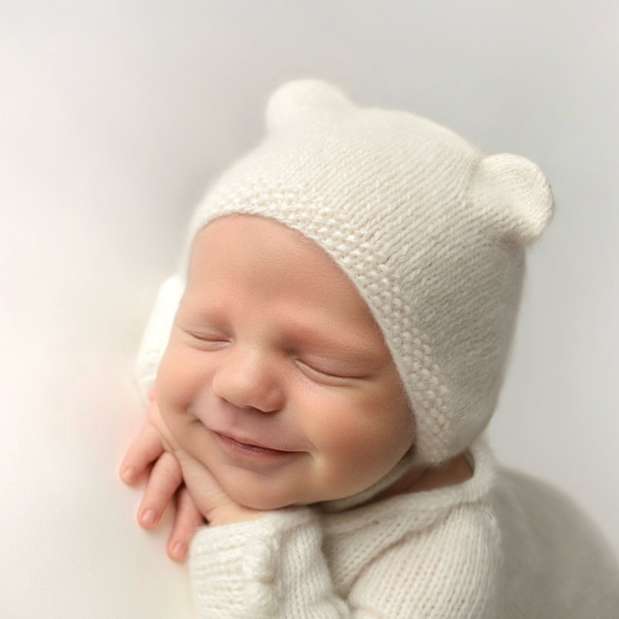 Cashmere Bear Bonnet