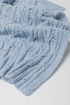 Eternal Cable Cashmere Blanket