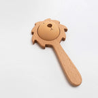 Wooden Lion Rattle