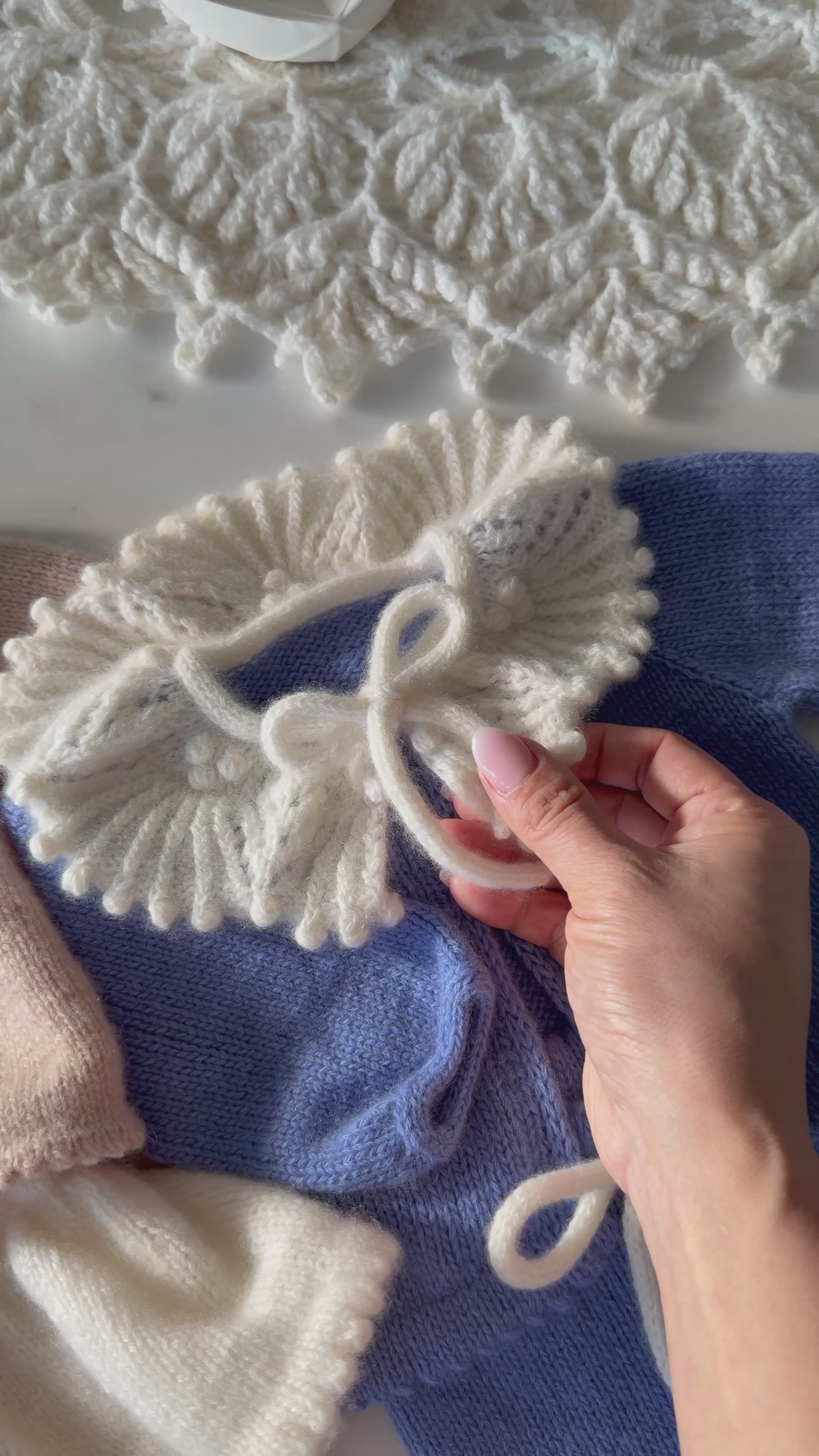 Picot Cashmere Leggings